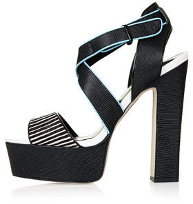 Topshop Womens LAINE Platform Sandals - Multi