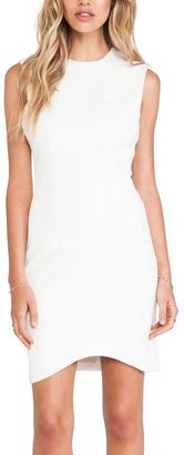Blaque Label Structured White Dress