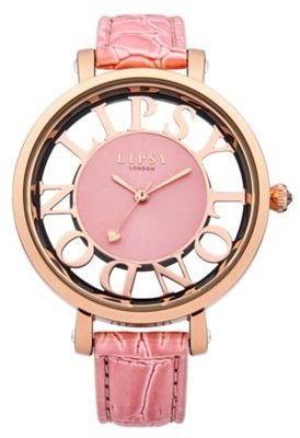 Lipsy Ladies pink strap watch