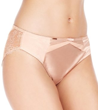 Marks and Spencer Rosie for Autograph French Designed Rose Lace High Leg Knickers with Silk