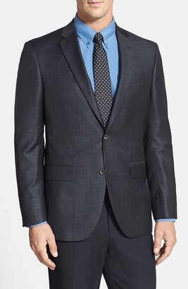 David Donahue 'Connor' Classic Fit Check Wool Sport Coat