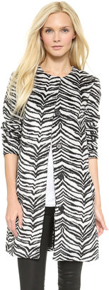 BB Dakota Moselle Zebra Coat