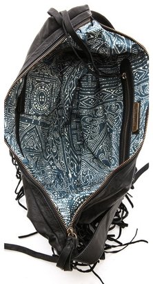 Cleobella Studded Sydney Fringe Shoulder Bag