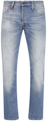 Replay Men's Lazerblast Waitom Mid Rise Regular Jeans