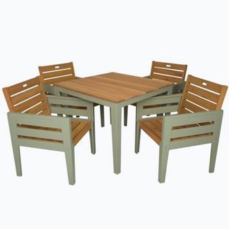 Debenhams Green 'Verdi' outdoor table and 4 chairs set
