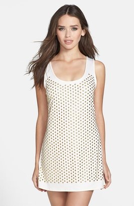 Juicy Couture 'Embellished Dot' Cover-Up Dress