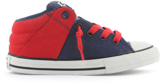 Converse navy and red canvas sneakers
