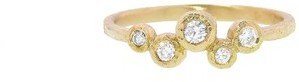Yasuko Azuma Offset Diamond Ring - 18 Karat Yellow Gold