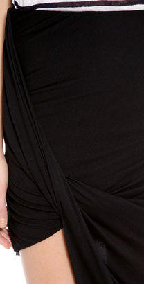 Helmut Lang Asymmetrical Wrap Skirt