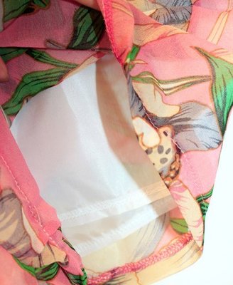 ChicNova Retro Floral Print Chiffon Suit