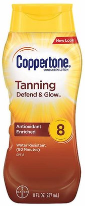 Coppertone Tanning Lotion Sunscreen, SPF 8