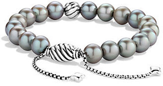 David Yurman Spiritual Beads Bracelet with Gray Pearls