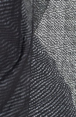 Eileen Fisher Hemp Blend Mesh Asymmetrical Poncho (Plus Size)