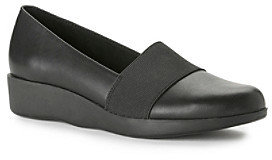 White Mountain Cliffs by Hoffman" Casual Wedges - Black