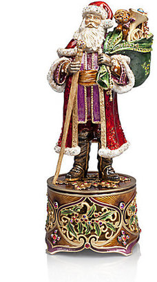 Jay Strongwater Victorian Santa Musical Figurine