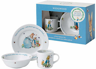 Wedgwood Beatrix Potter Peter Rabbit 3 Piece Nursery Set