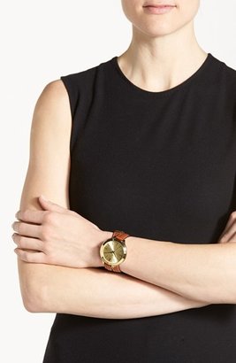Michael Kors Women's Double Wrap Leather Strap Watch, 42Mm