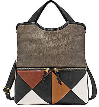Fossil Erin Patchwork Convertible Tote