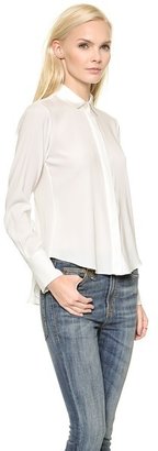 Ramy Brook Pleated Back Button Down
