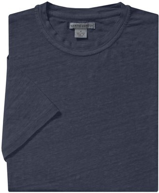Martin Gordon Linen T-Shirt - Crew Neck, Short Sleeve (For Men)