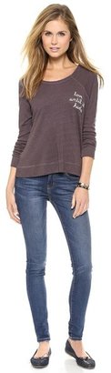 SUNDRY Loved Cropped Pullover
