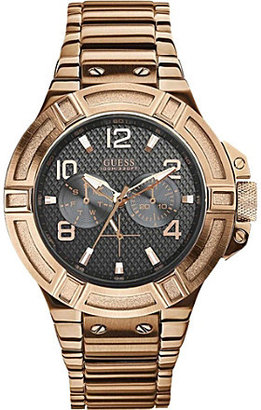 Guess W0218G3 Rigor rose gold-toned watch - for Men