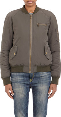 Yves Salomon Army by Fur-Lined Bomber Jacket