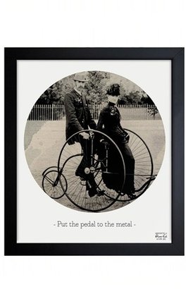 Oliver Gal 'Pedal to the Metal' Framed Print
