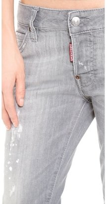 DSquared 1090 DSQUARED2 Cropped Skinny Glam Jeans