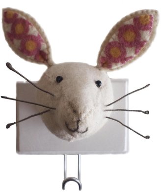Fiona Walker Rabbit with Spot Ears Hook