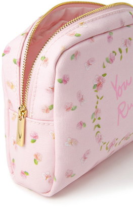 Forever 21 LOVE & BEAUTY You Rule Cosmetic Pouch