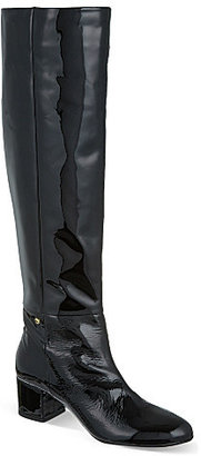 Kurt Geiger Dusty patent leather riding boots