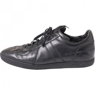 Christian Dior Black Leather Trainers