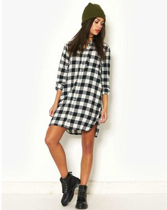 Only Isabella Long Gingham Shirt