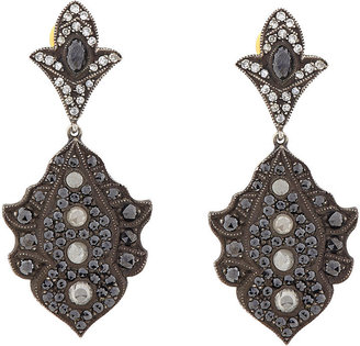 Sevan Biçakci Women's Black Diamond & White Diamond Floral Drop Earrings