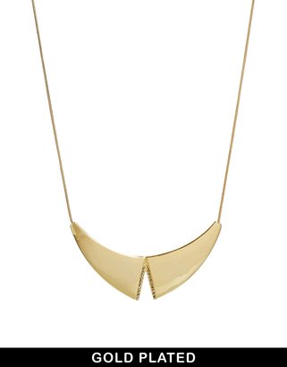 Pilgrim Gold Plated Collar Necklace - Gold