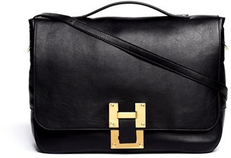 Sophie Hulme Leather flap bag