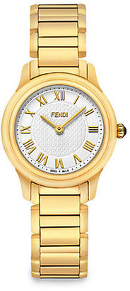 Fendi Classico Small Goldtone Stainless Steel Bracelet Watch