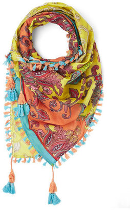 Z and L Crazy About Color Scarf in Yellow