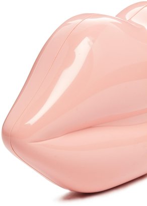 Lulu Guinness Lips Clutch in Light Pink