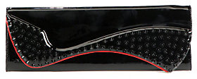 Christian Louboutin Pigalle Spiked Patent Leather Clutch