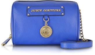 Juicy Couture Robertson Bristol Blue Leather Mini Steffy Crossbody