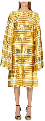 Thom Browne Striped metallic dress
