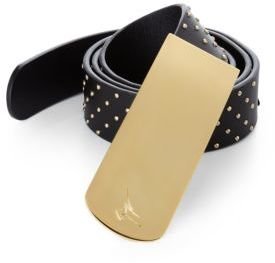 Giuseppe Zanotti Studded Leather Belt