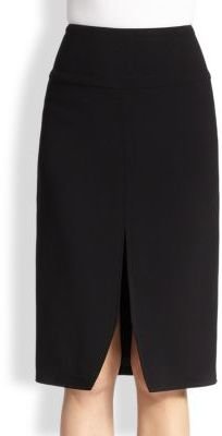 Tamara Mellon Center-Slit Pencil Skirt