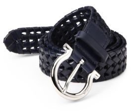 Ferragamo Woven Leather Belt