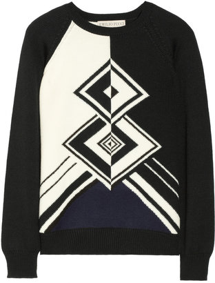Emilio Pucci Patterned wool sweater