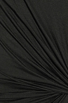 Helmut Lang Wrap-effect Micro Modal-jersey dress