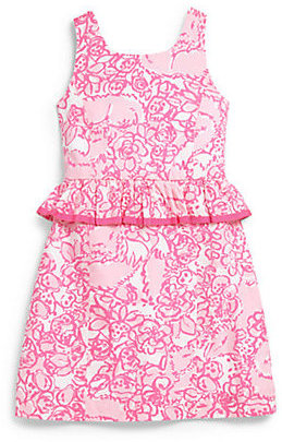 Lilly Pulitzer Little Girl's Lowe Peplum Dress