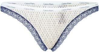 Calvin Klein Bottom Up Thong With Delightful Print